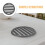 Supvox Cast Iron Grill Grate Round 1 Pack 8