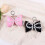 Pearl Bow Keychains for Women 2 pcs 5