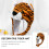 Braune dekorative Tigermütze Winteraccessoire 1 2