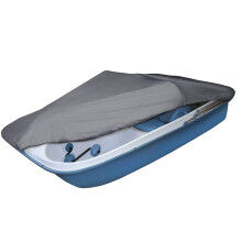 Boat Cover Heavy Duty Waterproof 420D Black for 3-5 Person