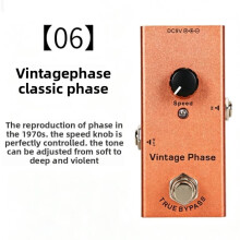 (Vintage Phase)Guitar Effects Unit With Metal Construction For Overload Reverb And Reverb Use
