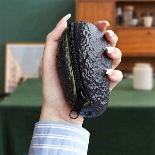 2X Simulation Avocado Coin Purse Key Storage Bag Fun Hand Gift  Bag 2