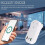 Socket WiFi Plug 16A 2-Hole USB+Type-C Outlets 65W Remote Control Compatible Alexa UK Plug 6