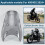 Motorcycle Windshield Windscreen Wind Screen Deflector for Himalayan 450 Himalayan 452 2024-2025 Smoke Gray 3