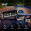 Tela de 8,1 Polegadas para Motocicleta com CarPlay, Android Auto, Sistema de Navegação com Câmeras Frontal e Traseira, Câmera Veicular 1080p e 8