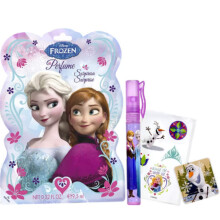 Set Disney: Frozen Body Stickers All Over The Body + Frozen Cardboard Bookmark + Frozen Eau De Toilette For Girls 9.5 ml