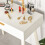 Elegant Dressing Table, with Round Mirror,White 7