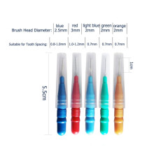 150Pcs Interdental Brush Dental Tooth Flossing Oral Dental Hygiene Flosser Toothpick Cleaners Tooth Cleaning Tool