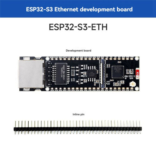 ESP32-S3 Ethernet Development Board Supports Wi-Fi  POE Dual-Core Plate Load Type-C Interface 1