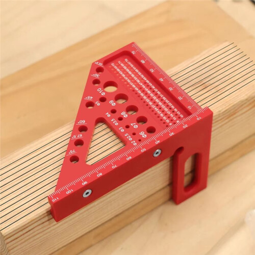 1pc 3D Multi-Angle, Combination Tool, Multi-Function Plastic Ruler for Accurate Marking and Layout B 2