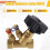 Static Balance Valve Flows Control Valve Brass DN15 Female Thread Control Valve 2