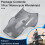 Motorcycle Windshield Windscreen Wind Screen Deflector for Himalayan 450 Himalayan 452 2024-2025 Smoke Gray 4