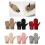 Women's Half-Finger Gloves Windproof Knitted Double-Layer 2