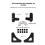 RV Table Folding  Lock Kit Camping Caravan Table Fixing Bracket Table Support Holder for Motorhome 10