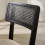 2 x Annika Black Fabric Rattan Back Dining Chairs 8