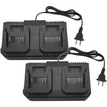 Dual- Li-Ion Batterijlader voor 18V Lithium Batterij BL1830 voor Hong Song FoGo ZhiPu JiangMi VS