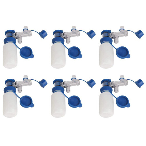 6X Milk Sampling Bottle,200Ml Sampling Bottle Sampler Cow Milk Liquid Sampling Bottle Milk Container Corrosion-Resistant 1