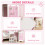 Kids Dressing Table and Stool Set, White 3
