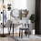 Dressing Table Set with Mirror and Stool 1