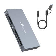6 in 1 CFexpress Type B Kaartlezer voor CFexpress Type B//TF/CF/XD/MS, USB 3.2 Gen 2 10Gbps CFexpress Adaptergeheugen