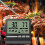 2X Kitchen Digital CookingThermometer Meat Food Temperature for Oven BBQ Grill Timer Function with Heat Meter A 5