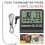 2X Kitchen Digital CookingThermometer Meat Food Temperature for Oven BBQ Grill Timer Function with Heat Meter A 7