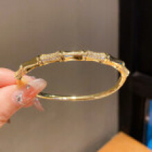 (Style 16) Minimalist Gold Plated Zircon Jewelry Bracelet For Ladies Gift Wear And Daily