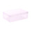 Clear Stackable Shoe Boxes with Latching Lids White 2