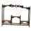 Étagère en bois pour objets de collection, couleur café, 6,5 x 6
