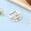 Pocket Hug Token Nyckelring PU Läder Dubbelsidig 4