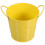 Cestino per ufficio, piccolo, giallo, da appoggio. 6