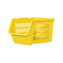 Étagère de rangement de cuisine pliable jaune MBXM, compacte et multifonctionnelle