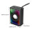 Altoparlante Bluetooth nero con luce RGB e subwoofer 3
