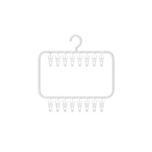 Sock and Underwear Clip Hanger White 18 or 36 Clips