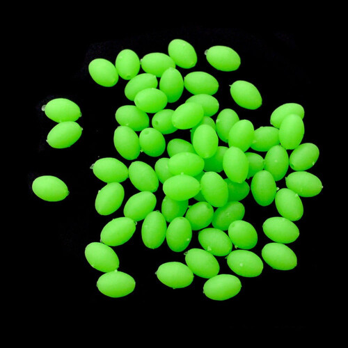 Perles de pêche vert olive lumineuses, 376 pièces, avec boîte de rangement 1