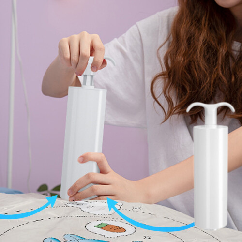 Sacs de rangement sous vide transparents 8,6 x 2,3 pouces réutilisables