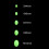 Perles de pêche vert olive lumineuses, 376 pièces, avec boîte de rangement 5