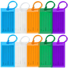 Gepäckanhänger aus PVC, 10er-Packung