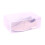 Clear Stackable Shoe Boxes with Latching Lids White 1