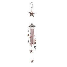 Carillon éolien Copper Star extérieur rétro en métal (1 pièce)