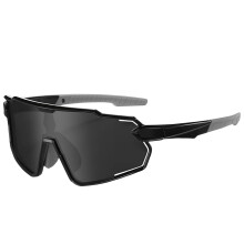 Lunettes de soleil polarisées Tao pour le sport, protection UV400, noires, une seule