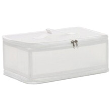 Ensemble de 7 boîtes de rangement transparentes en PP, pliables et empilables