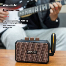 3X Aroma AG-04 Electric Guitar Amplifier 5W Portable Speaker for Electric Guitar Retro Rechargeable Amp