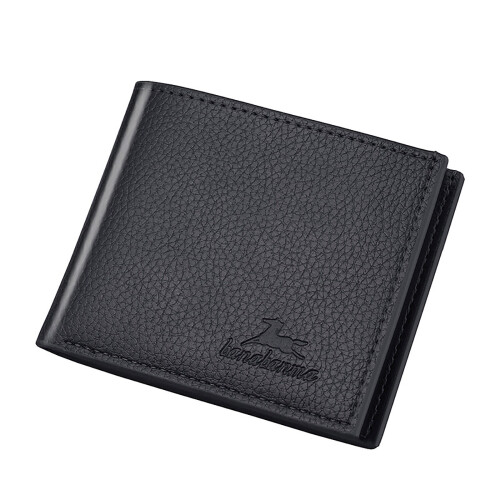 Men's ultra-thin vertical short wallet for bank cards