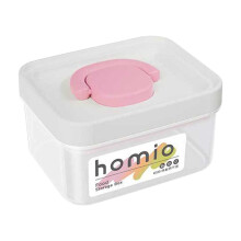 Boîte de rangement hermétique pour aliments, en plastique rose, 1 pièce