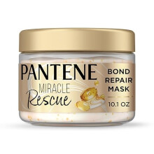 Pantene Miracle Rescue Hair Mask, Intensive Bond Repair with Melting Pro-V Pearls, Deep Conditioning for Dry Damaged Hair, 10.1 fl oz