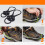 Non-Slip Ice Traction Cleats with 8 Steel Studs Universal 3