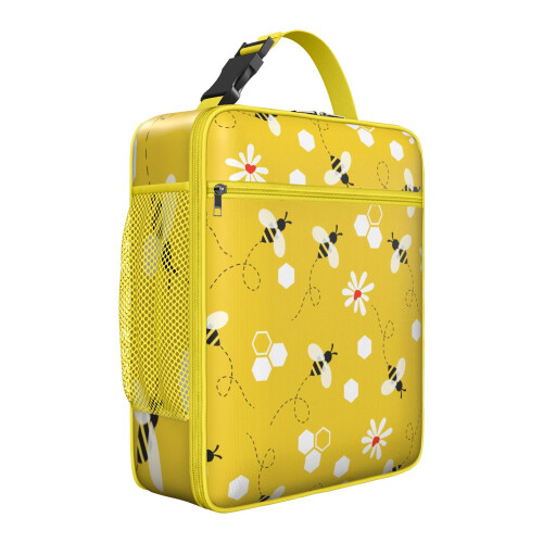 Bee Insulated Meal Tote Soft Cooler Bag 1 Pack