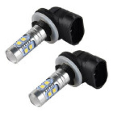 Led Light Fog 50w With 6000k White And Lens Suitable For Car Visibility Upgrade