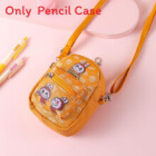 (LabuCrossbody) Pu Wallet Rilakkuma With Zipper And Shoulder Strap For Casual Everyday Carry